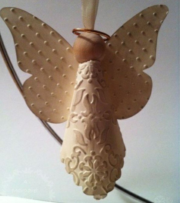 Tip na vianočnú dekoráciu vianočného anjela