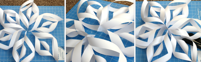 snehová vločka hviezda vianočný návod drotár papier