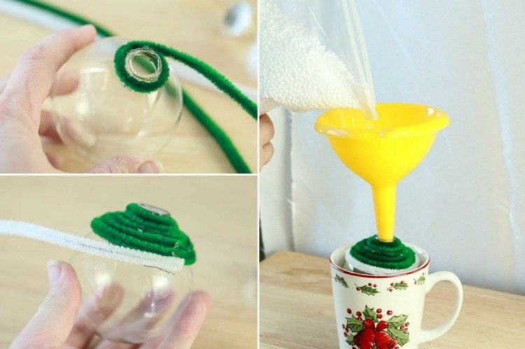 drotár vianočné darčeky deti škola majstrovanie pokyny vianočné remeslá polystyrén