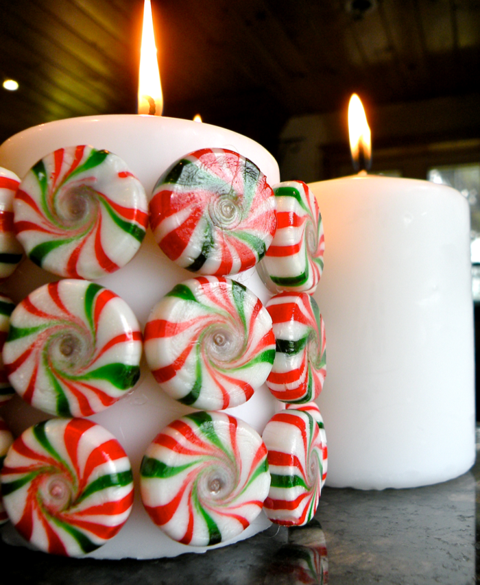 vyrobte si sviečky sami vianočné cukrovinky ozdobte DIY