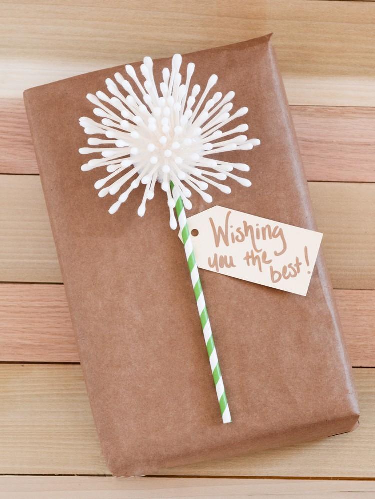 Vyrobte si na darček darček z púpavy vianočné darčeky-obal-návod-púpava-dekorácia-kraft-papier