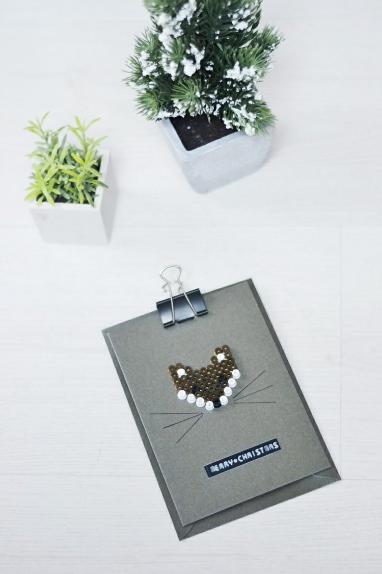 líška vianočné prianie lepidlo na žehlenie korálkov