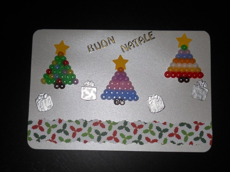 nápis dekorácia jedľa remeslá nápad perler korálky nálepka