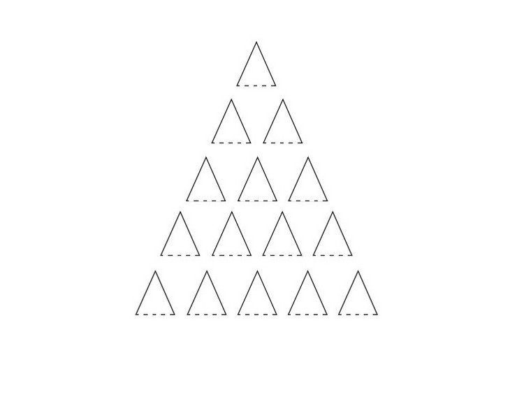 šablóna papier rez vianočný strom abstrakt