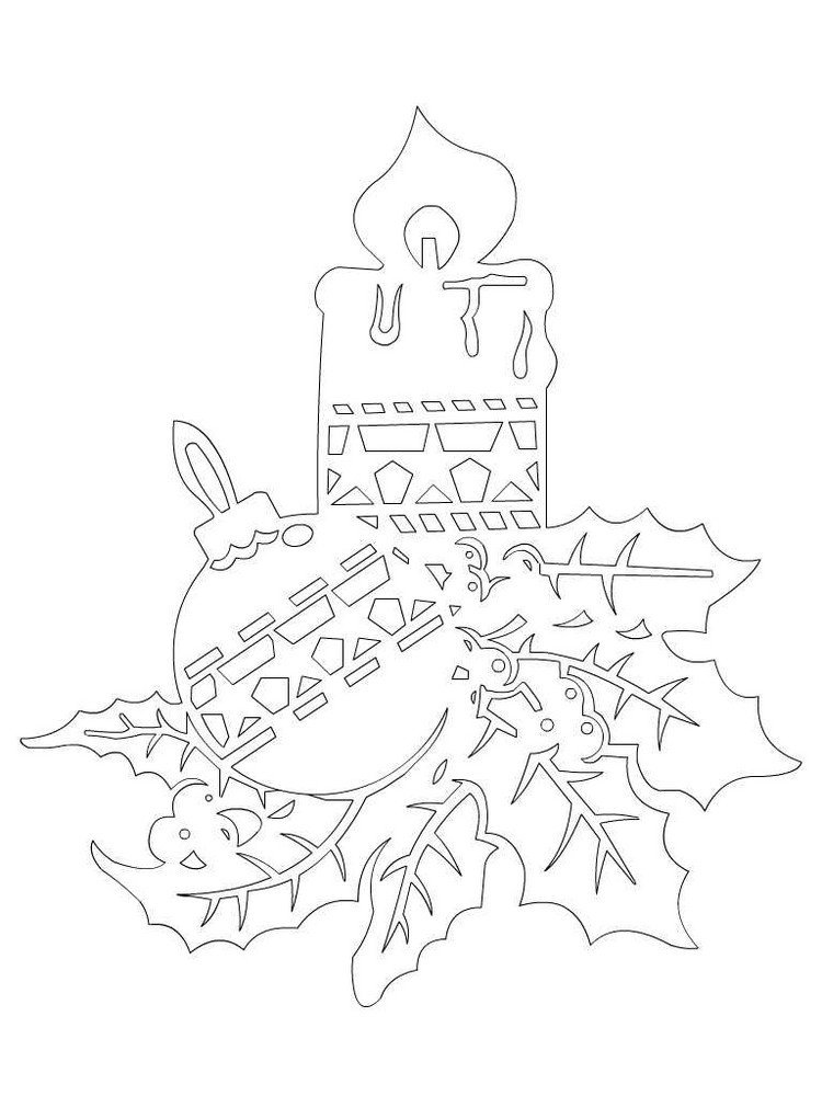 Šablóna strihu vianočného papiera zdobí vianočnú pohľadnicu