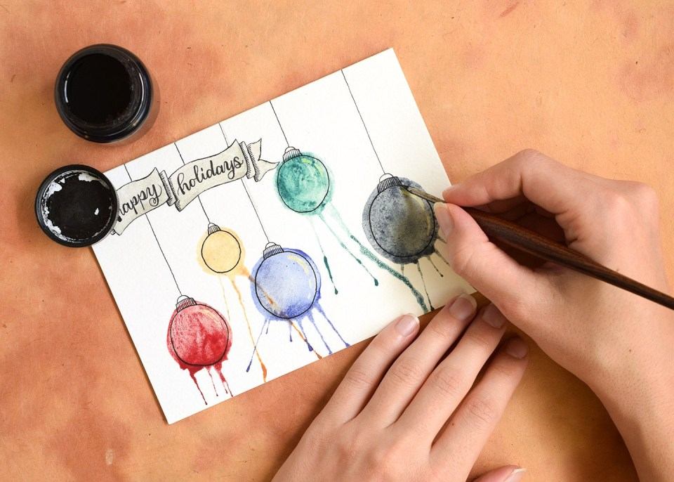 Farbenie vianočných stromčekov jednoduché remeselné nápady na Vianoce