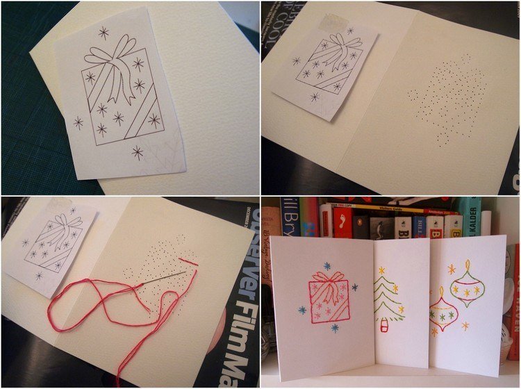 drotár vyšívané vianočné priania sami šablóna návodu