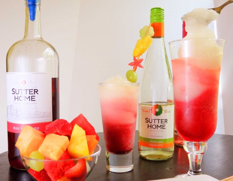 Recept na víno Sušienka Červené víno Ananásové jahody Letné nápady na pitie Nízkosacharidové