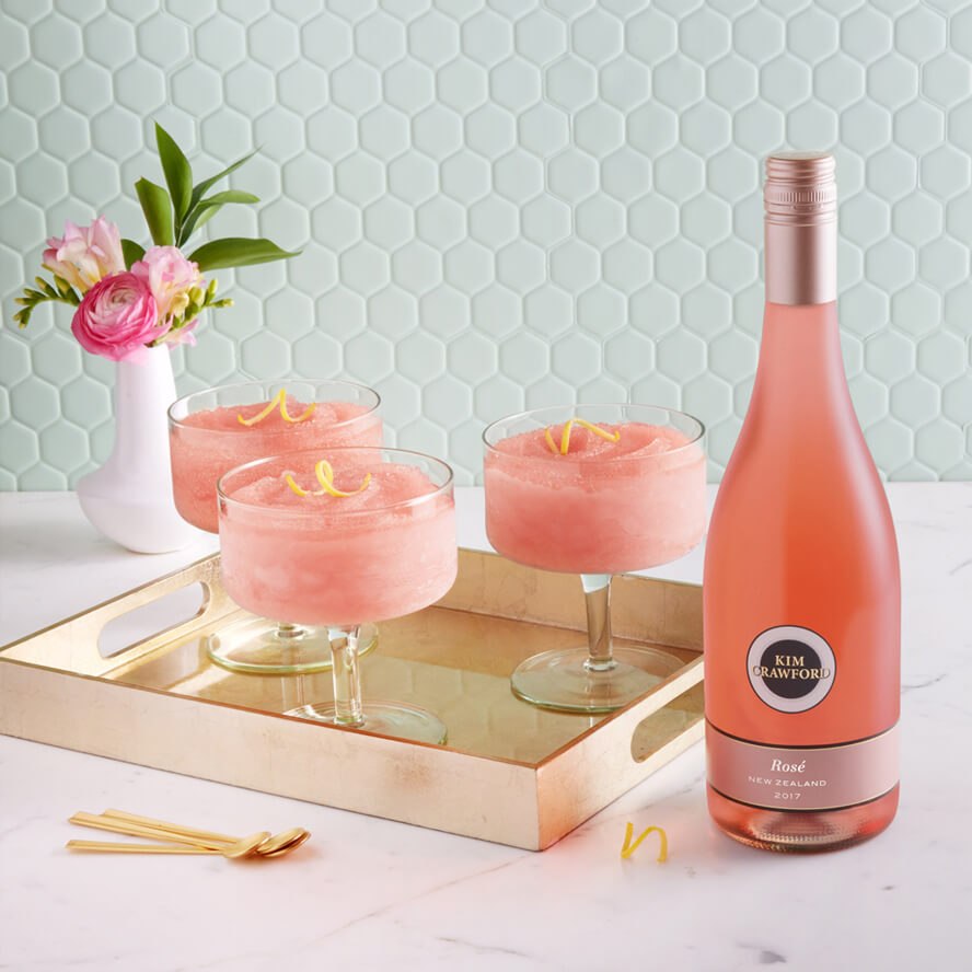 Frosé Recept Víno Sušienky Recept Jahody Koktejl Letné Nízkosacharidové