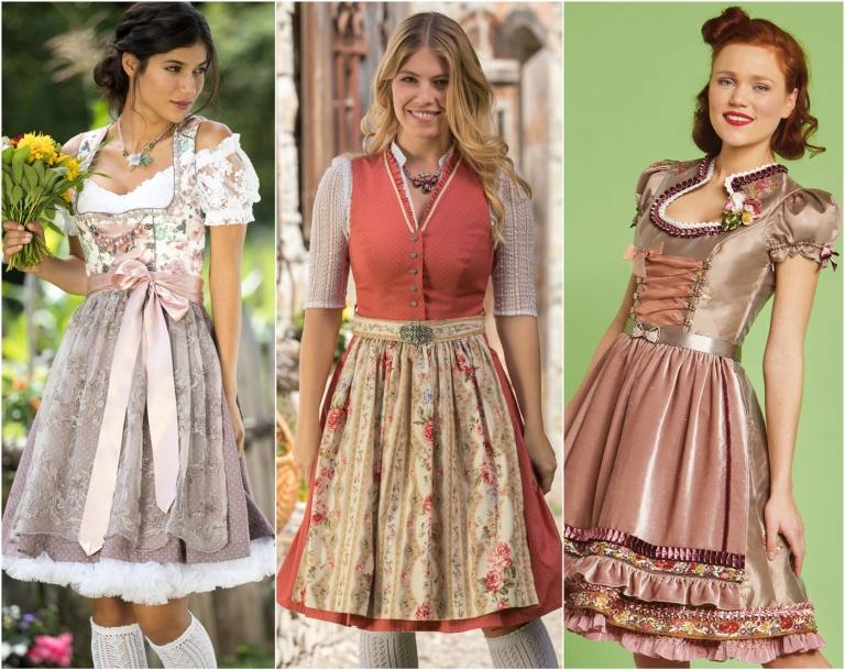Ktorá dirndl farba na červené, hnedé a blond vlasy