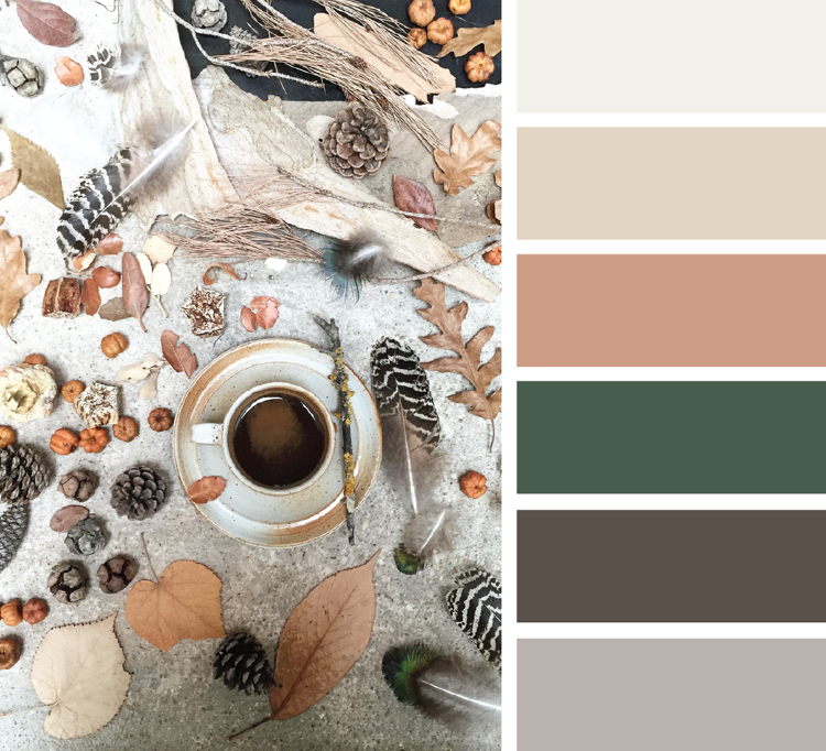 Khaki je možné kombinovať s inými teplými farbami béžová hnedá oranžová