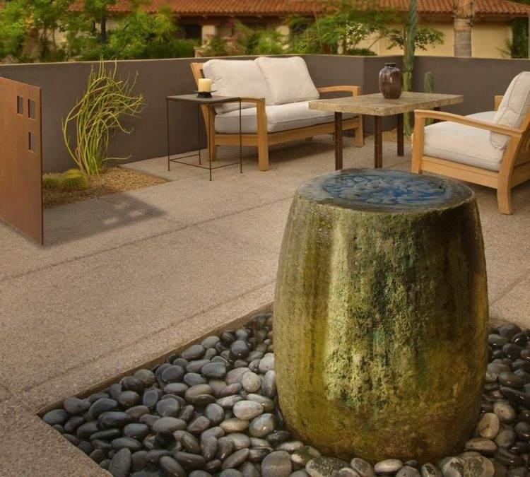 záhradné kamene-prehľad-riečne kamene-fontána