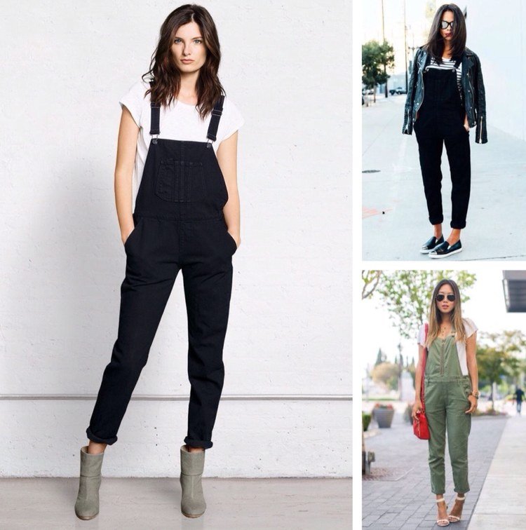 ktoré topánky ísť s čiernymi džínsovými kombinézami