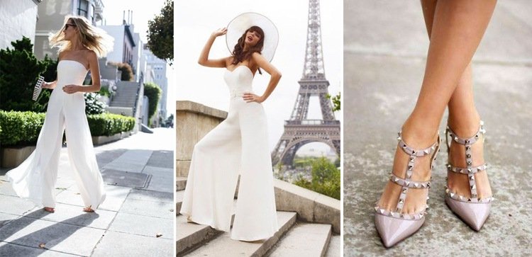 aké topánky nosiť k elegantnému overalu so širokými nohami