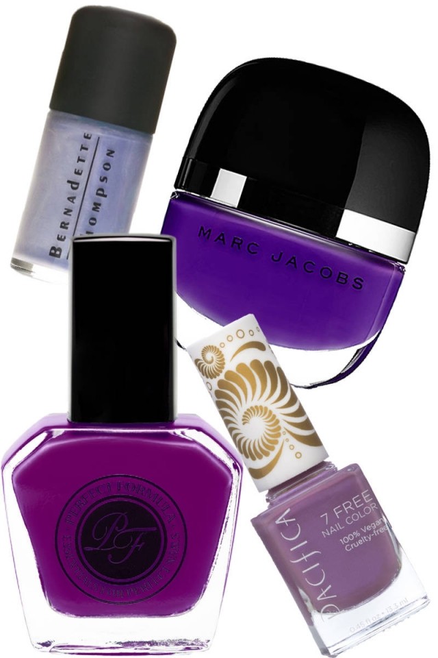 Fialové nuansy sú dobré večer fialovo-nechty-lak-trend-leto-2014-farby