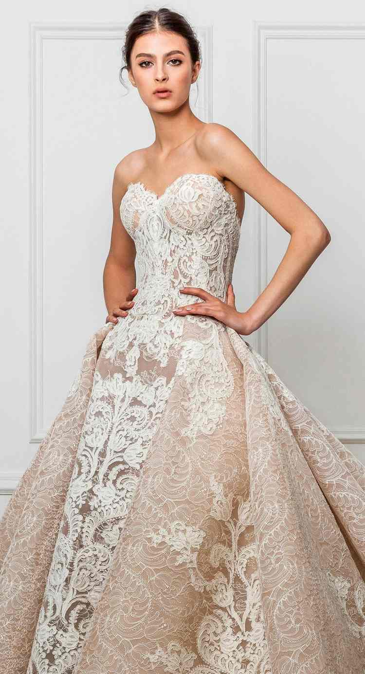 Dokonalé svadobné šaty Svadobné šaty Empire Svadobné módne trendy-001