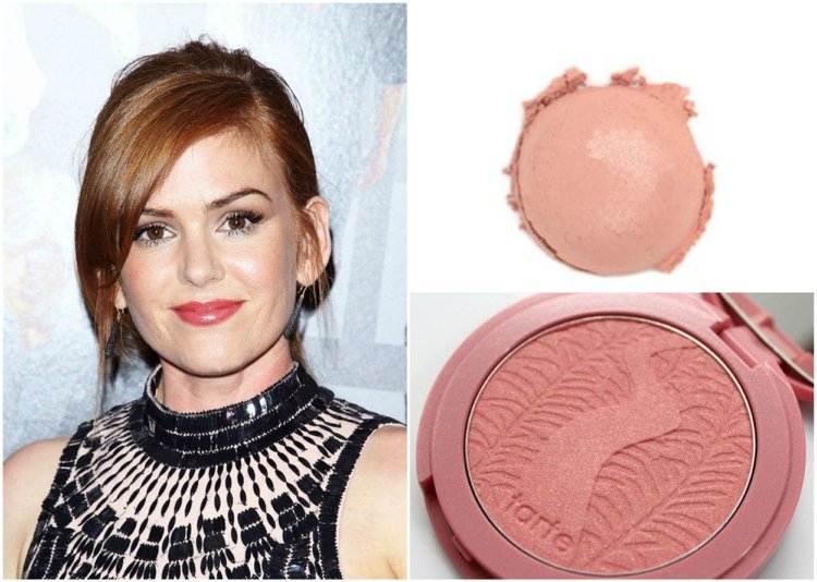 Farba broskyne Isla Fisher Blush