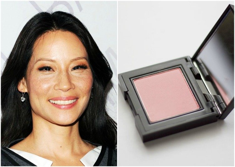 Lucy Liu typ pokožky olivovo ružová ružová farba