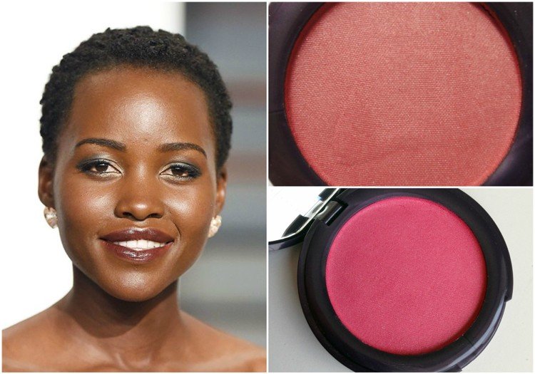 Lupita Nuongo typ pokožky tmavá červená farba