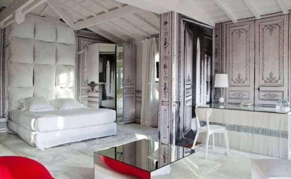 maison martin módny návrhár interiérový dizajn biela