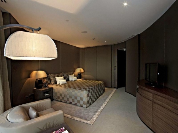 Módny návrhár s domácimi kolekciami interiérový dizajn armani hotel dubai