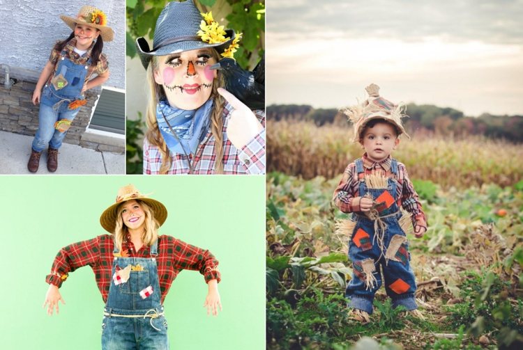 Hrubé oblečenie pre strašiaka a tipy na líčenie