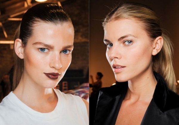 Účesy s možnosťami stylingu s mokrým vzhľadom pre ležérne a elegantné príležitosti Vlasy s gélom vyrovnané-vlasy-ako-umyté-rovné-lesklé