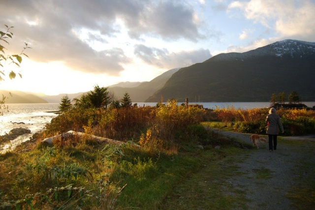 krásna krajinná záhrada na svahu vytvára nápady Vytváranie záhrady na svahu Myšlienky západ slnka