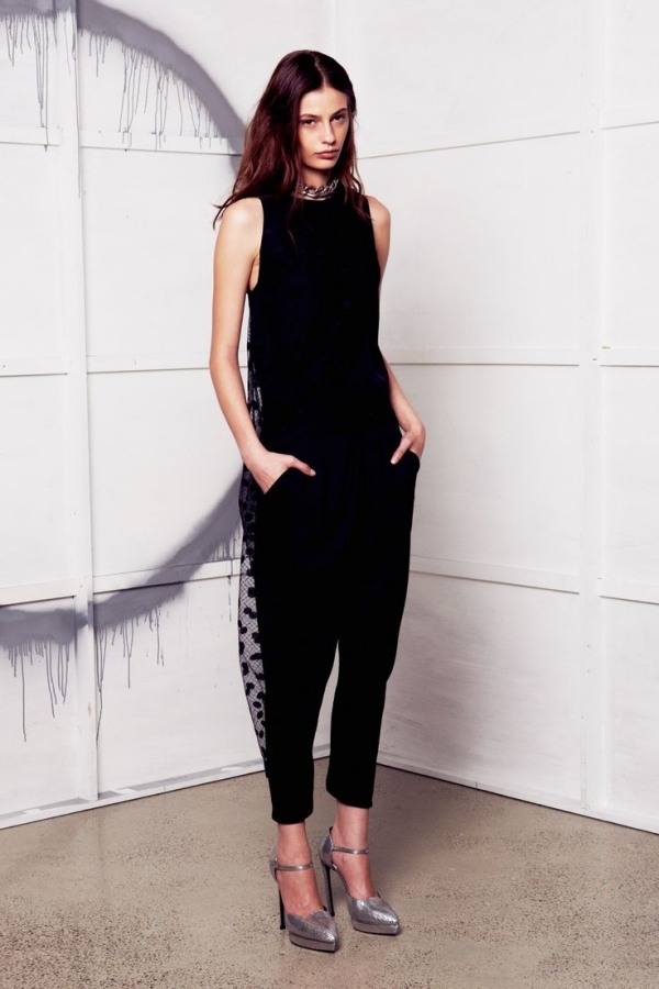 Strieborné topánky bez rukávov, bez rukávov leto-celkovo-nápad-párty-čas-čierna