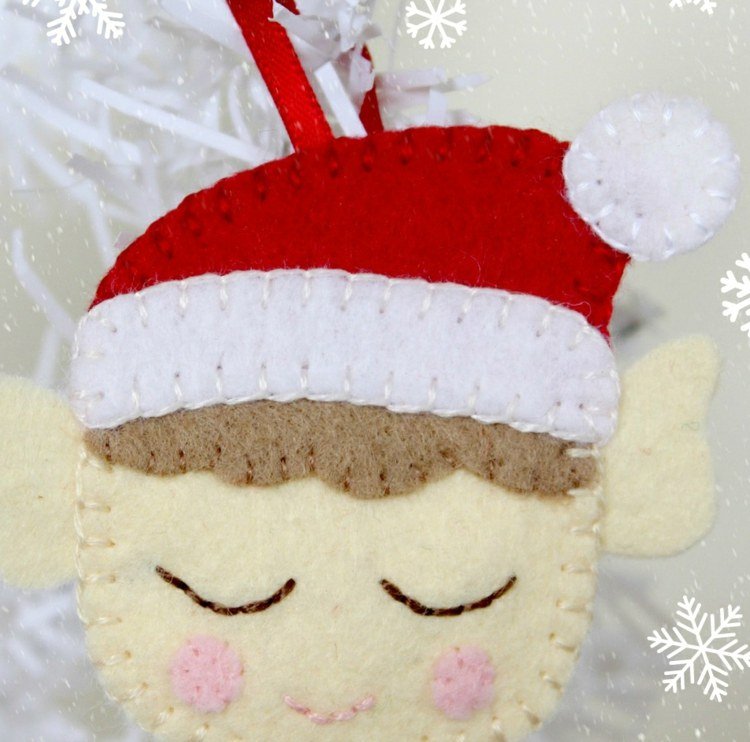 Imp-drotár-tvár-vianočné-ozdobiť-príves-vianočný stromček