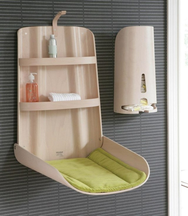 Prebaľovací pult počiatočné vybavenie moderné a skladacie moderný skladací prebaľovací pult