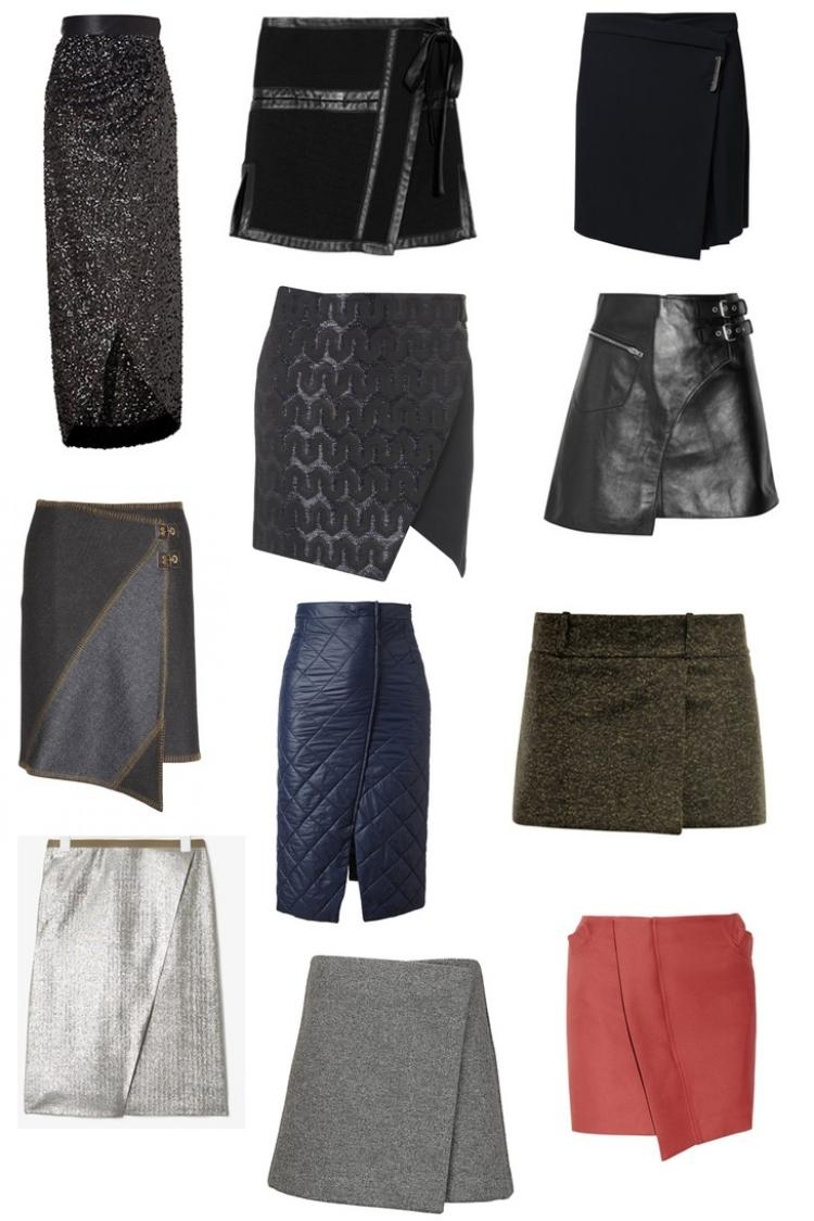 rôzne modely pre trendové zavinovacie sukne Zbaliť nápady na šitie sukne-začiatočníci-rôzne-modely