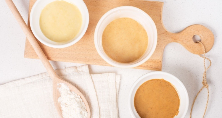 Roux s pšeničnou múkou špaldová múka