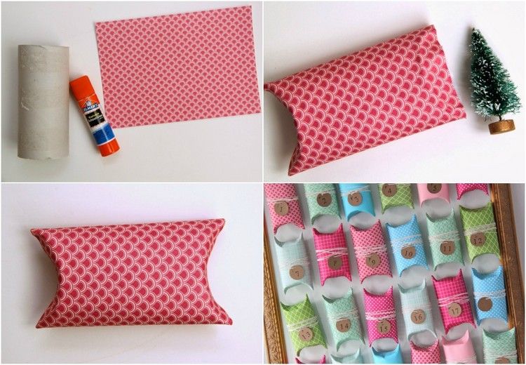 návod na výrobu toaletných roliek detský adventný kalendár