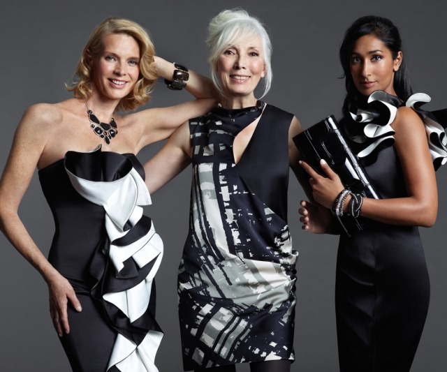 čiernobiela paleta farieb tri ženy rôzneho veku vyzerať mladšie čierna a biela paleta troch žien