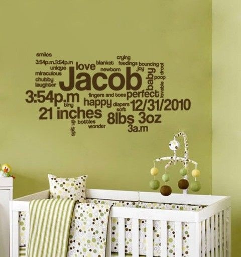 zaujímavá stena-dekorácia-detská izba