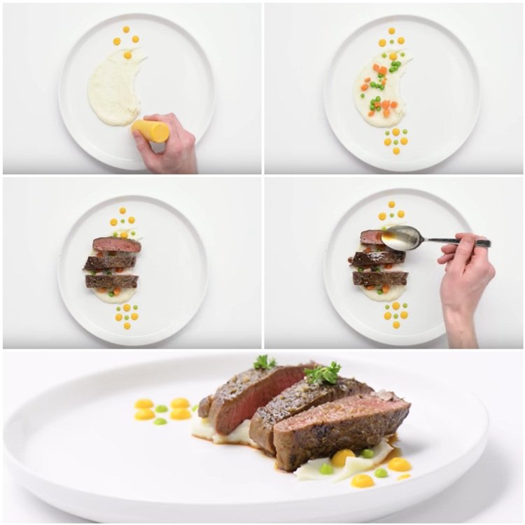 Plátky steakovej zemiakovej kaše Pokyny