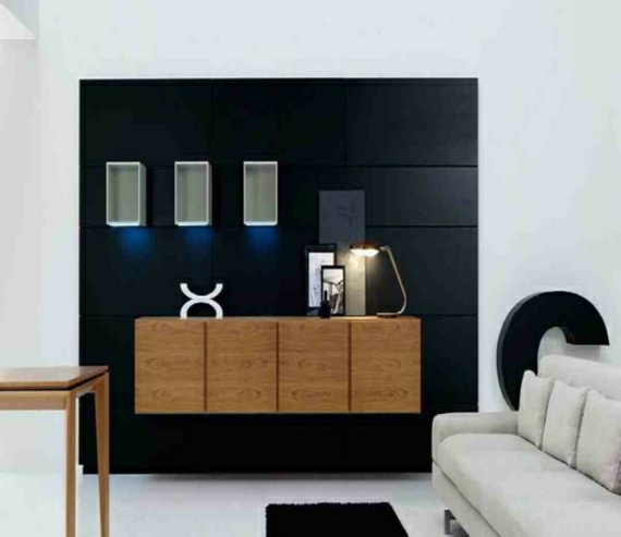 elegantné-osvetlenie-minimalistické-interiér-obývacia izba