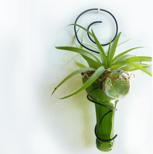 váza-stena-urob si sám-nápad-kvet