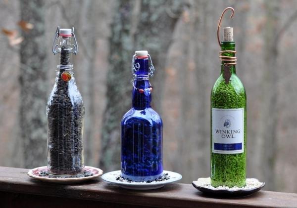 pekný nápad na drotárstvo s použitými fľašami