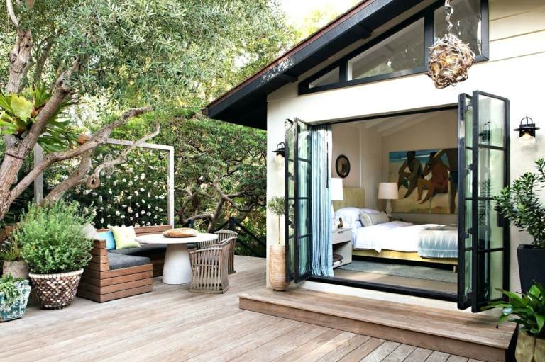 Penzión ako nápad, ak chcete v záhrade vytvoriť mŕtvy kútik