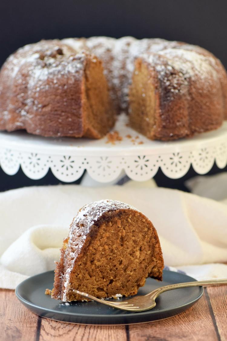 garam korenie mix dezert bundt koláč koláč jogurt len upeč