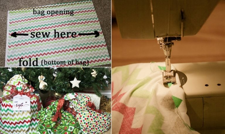 Ušiť darčekové vrecko šijacím strojom môžu aj začiatočníci