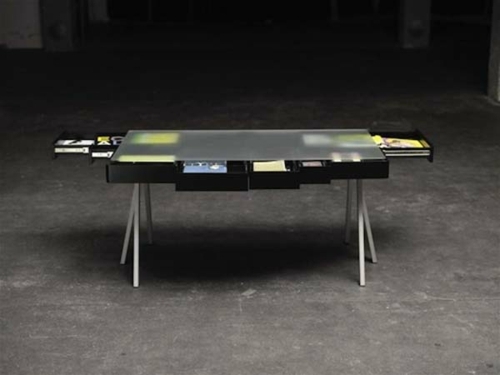 čierna kompaktná kancelárska kancelária čierna kompaktná stolová kancelária