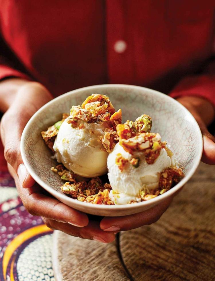 Vytvorte si vlastný recept na krehký vanilkový zmrzlinový dezert