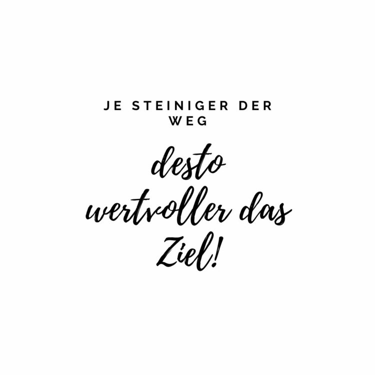 Hovoriť predstavy o kameňoch - kamenistá cesta, tým hodnotnejší cieľ