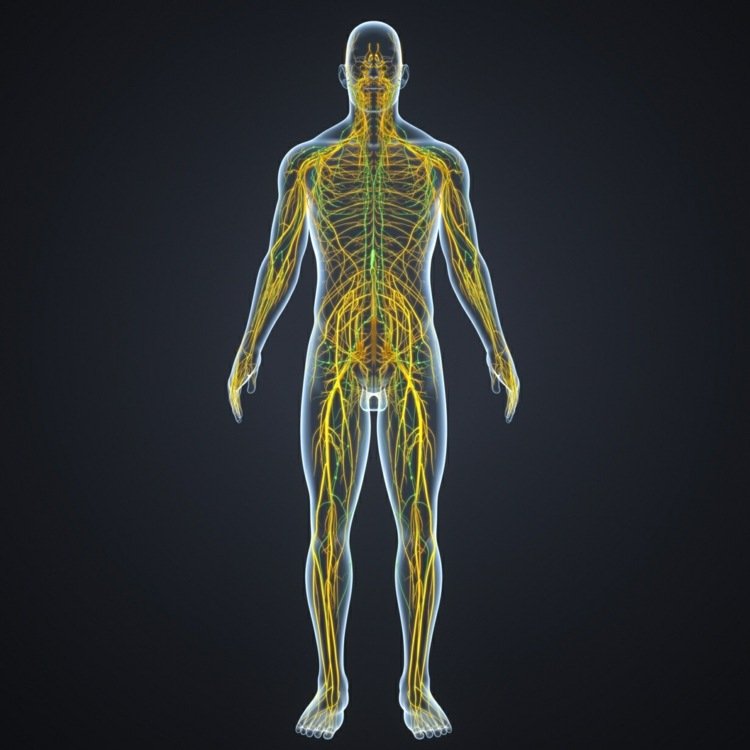 Nervový systém a nervové cesty človeka stimulujú pohyb svalov