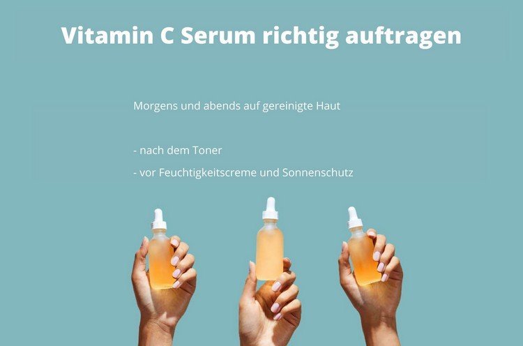 Kedy aplikovať sérum vitamínu C ráno večer