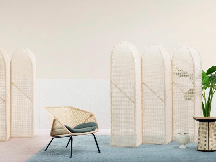Osemhranné zásteny sú nádhernými bytovými doplnkami a vhodné ako oddeľovače miestností
