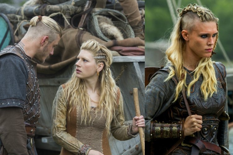 Vikingské účesy Vikingské účesy muži ženy sidecut podrezané